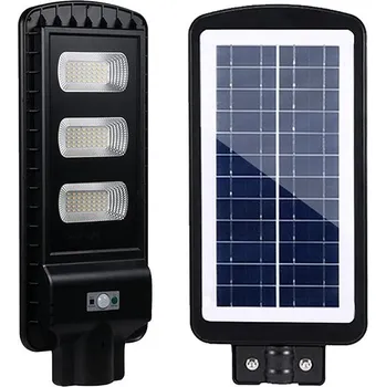 Žárovka LEDSolar veřejně osvětlení pouliční lampa 60W, se senzorem, bezdrátové, iPRO, studená barva