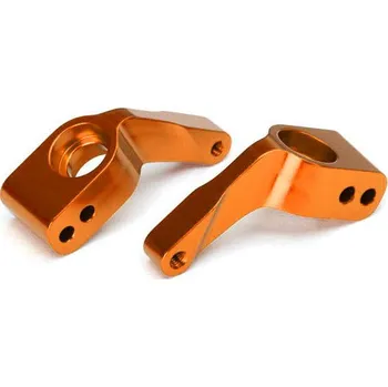 RC vybavení 1:10 Traxxas Drag Slash TQi: Těhlice zadní, hliníková, oranžová (2 ks)