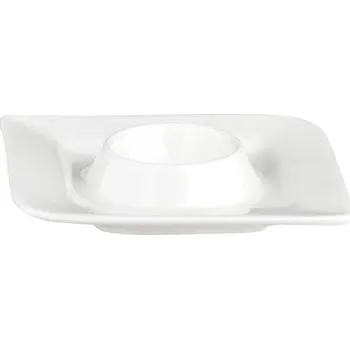 Stojánek na vajíčko Fantastic Stojánek na vajíčko porcelánový 11 × 11 cm, bílý, 6 ks