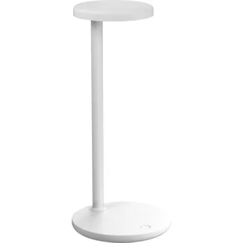 Lampička Flos 09.8301.DY Oblique, profesionální bílá čtecí lampička, 8W LED 3000K, 35cm