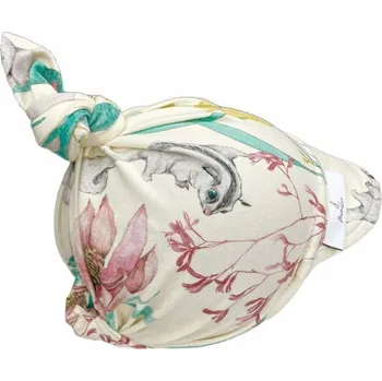 Šátek Mimilove Bavlněný dětský šátek s kšiltem 6-18m. Australian Summer Nude