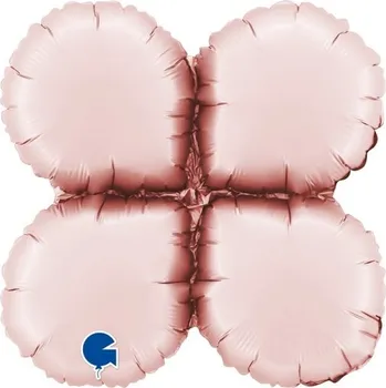 Balónek Grabo Balónková základna kapky saténová pastelově růžová 48 cm