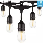 V-TAC LED ŘETĚZOVÉ SVÍTIDLO PRO 15XE27 LED ŽÁROVKY, IP65