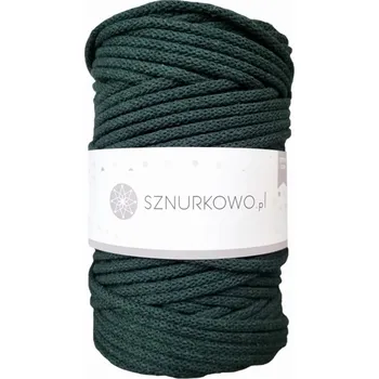 Příze Sznurkowo šňůry 5 mm - lesní zelená