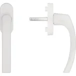 Okenní klika BLAUGELB FGS 1758 45°, trn 32mm, včetně šroubů, RAL9016 bílá