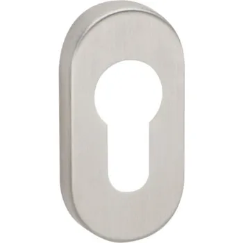 Cobra samostatná rozeta oválná PZ (nerez)