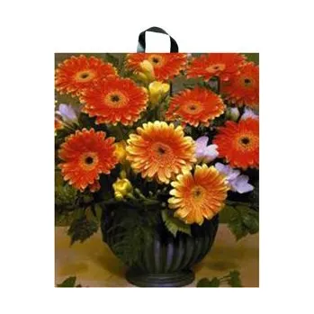 Nákupní taška Nákupní taška s uchem 44 x 50 cm - gerbery