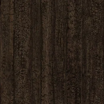 Tapeta Origin Vliesová tapeta tmavě hnědá imitace dřeva 347527, Matières - Wood, Origin, velikost 0,53 x 10,05 m