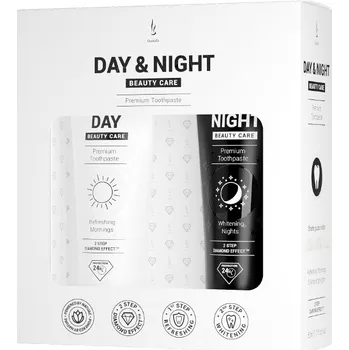 Sada zubní pasty DuoLife Day &amp; Night Beauty Care (2x50ml)