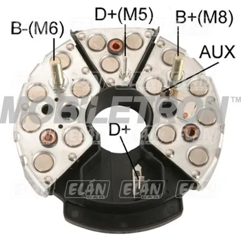 Alternátor Diodový blok alternátoru Bosch 0120689521 / 1127320547