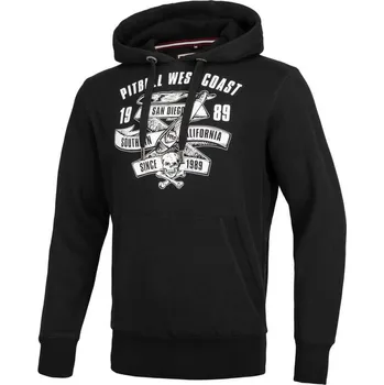 Pánská mikina PitBull West Coast - Pánská KP mikina OLDSCHOOL RAZOR černá 3XL