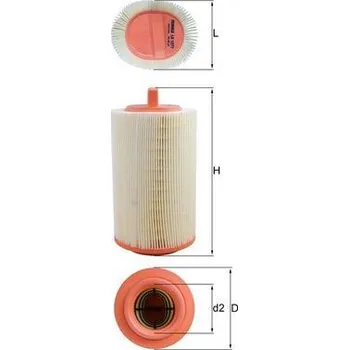 Vzduchový filtr Vzduchový filtr MAHLE LX 1277