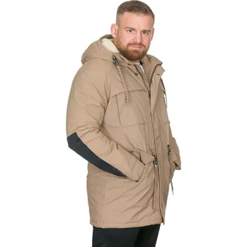 Pánské oblečení PitBull West Coast - pánská zimní bunda GUNNER písková 3XL
