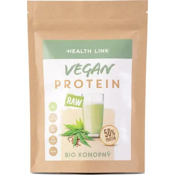 Protein HEALTH LINK Konopný protein 50&nbsp;% vegan RAW BIO 300&nbsp;g