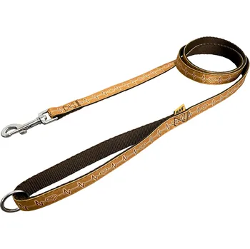 Vodítko pro psa BAFPET Popruhová vodítka EKG Barva: Hnědá, Rozměr: 25mm x 150cm 18204E