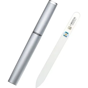 Skleněný pilníček na nehty 14 cm s logem Bohemia Crystal – elegantní péče o nehty