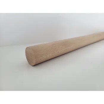 Tvarované 2D madlo Buk Lak bezbarvý