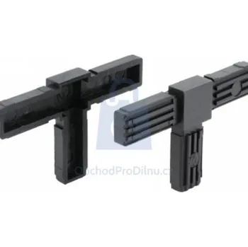 Tesařské kování Spojka jeklů T, s kovovým jádrem 25 x 1,5 mm, délka strany 48 mm, balení 1 ks