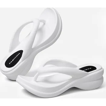 Dámské žabky Dámské žabky na platformě Barva: Bílá, Velikost: 37/38 (23.5-24 cm)