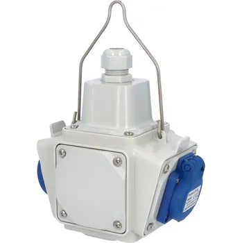 Elektrická zásuvka Zásuvkový závěsný box PowerBOX IP44 2x230V FAMATEL pb105