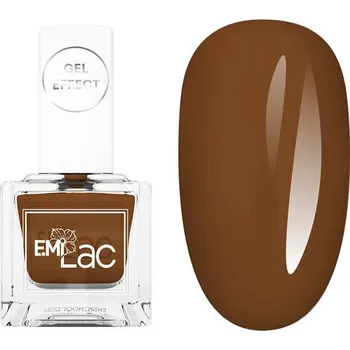 Lak na nehty emi E.MiLac Gel Effect Coffee Liqueur #013, 9 ml. - Klasický lak s gelovým efektem