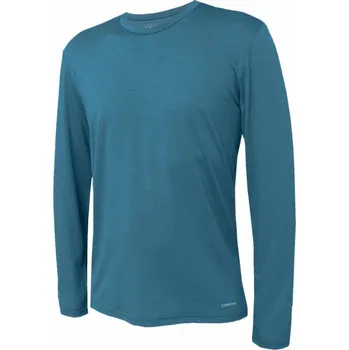 Pánské tričko Pánské vlněné tričko, dlouhý rukáv KRLAP 901 modrošedá XXL