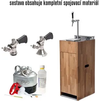 Výčepní technika Výčepní zařízení Pygmy Pro Kitchen se stolkem komplet (chlazení na pivo a nápoje LINDR)