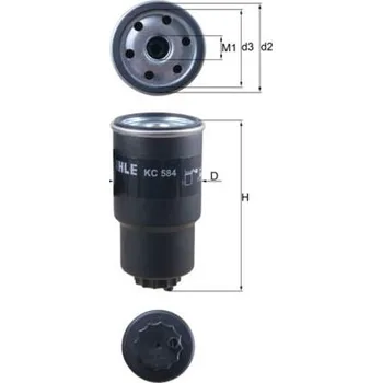 Palivový filtr Palivový filtr MAHLE KC 584