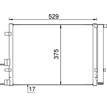 Výparník klimatizace Kondenzátor, klimatizace MAHLE AC 706 000S