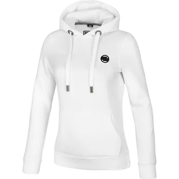 Dámská mikina PitBull West Coast - dámská KP mikina SMALL LOGO bílá S