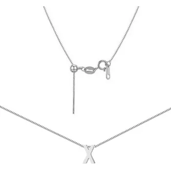 Šperk Šperky4U Ocelový náhrdelník PÍSMENO - OPD0338-X