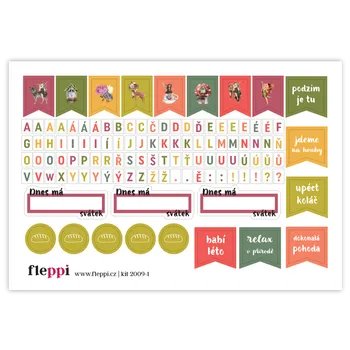 samolepka Fleppi Září 2020 | arch 1