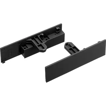 Nábytkové kování StrongMax 16 držáky čelního profilu vnitřní zásuvky 121 mm, černá (StrongMax 16 držáky čelního profilu vnitřní zásuvky 121 mm, černá)