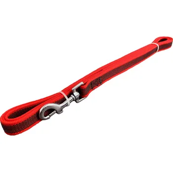 Vodítko pro psa BAFPET Pogumovaná stopovací vodítka Barva: Červená, Rozměr: 20mm x 300cm 18515