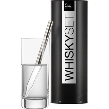 Sklenice Eisch GENTLEMAN Whisky/rum pipeta set platinový