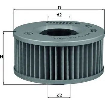 Filtr do auta Olejový filtr MAHLE OX 802