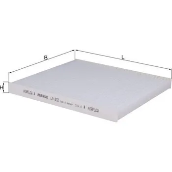 Ventilátor topení a klimatizace Filtr, vzduch v interiéru MAHLE LA 832