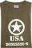 Pánské tričko Mil-Tec USA Allied Star zelené M