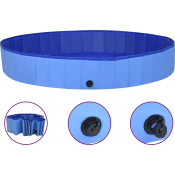 bazén pro psa vidaXL Skládací bazén pro psy 200 x 30 cm