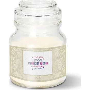 Svíčka Sablio Svíčka Když Bůh stvořil manžely - 120 g