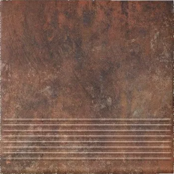 Stavební materiál PARADYZ DLAŽBA ARTEON ROSSO SCHOD. PŘ. 30x30x1,1 R10 PAR-162550