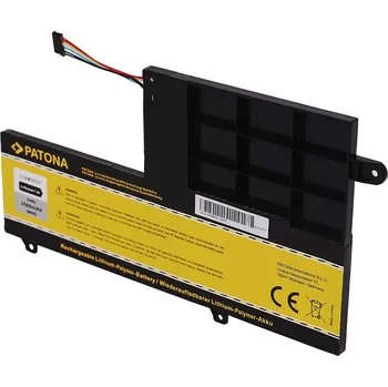 Baterie k notebooku PATONA pro Lenovo Ideapad 300S 3500mAh Baterie, pro notebook, pro Lenovo Ideapad 300S, 500S, 3500mAh, Li-Pol, 7,4V, L14M2P21, neoriginální PT2842