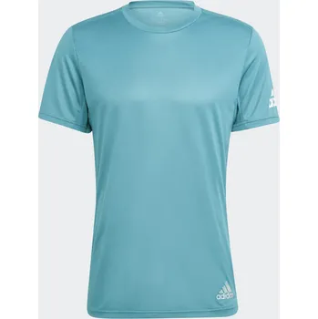 Pánské tričko Pánské Tričko s krátkým rukávem ADIDAS RUN IT TEE M IJ6834 – Tyrkysová S