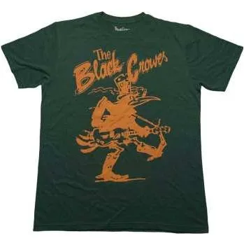 Pánské oblečení Merch The Black Crowes: The Black Crowes Unisex T-shirt: Crowe Guitar (medium) M