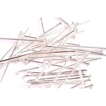 Korálek Ketlovací nýt 20mm stříbrný