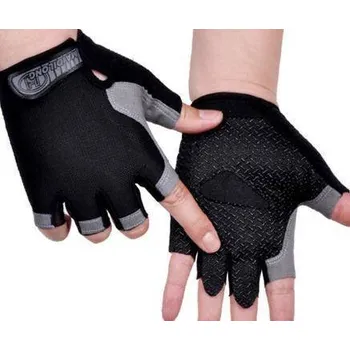 Chránič rukou Protiskluzové poloprstové cyklistické rukavice - Styl 2-černý,M
