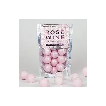 bomba do koupele Šumivé koule do koupele Rosé, 10 ks, růžové víno, relaxační koupel, originální dárek pro maminku, přítelkyni nebo manželku