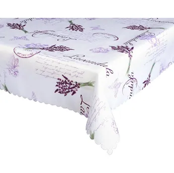 ubrus DekorTextil Ubrus s nešpinivou úpravou Levandule - fialová ROZMĚR: pr. 155 cm - kruh