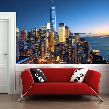 Tapeta Sablio Tapeta Noční mrakodrapy - 125x75 cm