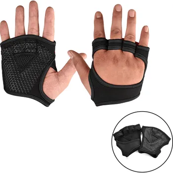 Fitness rukavice Fitness rukavice na cvičení - Černá bez zápěstí-C,XL